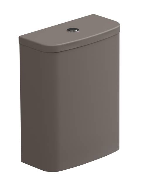 Бачок для напольного унитаза с механизмом смыва GSG Ceramic Design Like LKCIMBL029 + ACS82, Tortora Matt