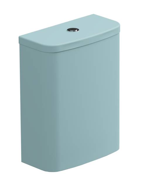 Бачок для напольного унитаза с механизмом смыва GSG Ceramic Design Like LKCIMBL037 + ACS82, Ice Matt