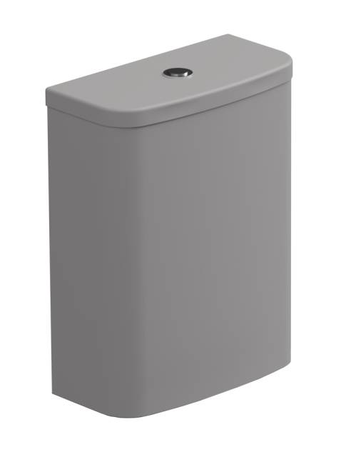 Бачок для напольного унитаза с механизмом смыва GSG Ceramic Design Like LKCIMBL038 + ACS82, Fumo Matt