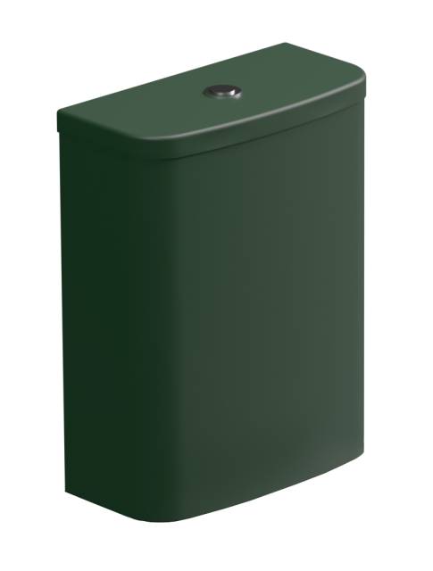 Бачок для напольного унитаза с механизмом смыва GSG Ceramic Design Like LKCIMBL036 + ACS82, Smeraldo Matt