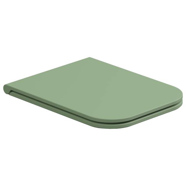 Крышка с сиденьем для подвесного унитаза с микролифтом GSG Ceramic Design Brio BRCOPRSLTICR031, Salvia Matt