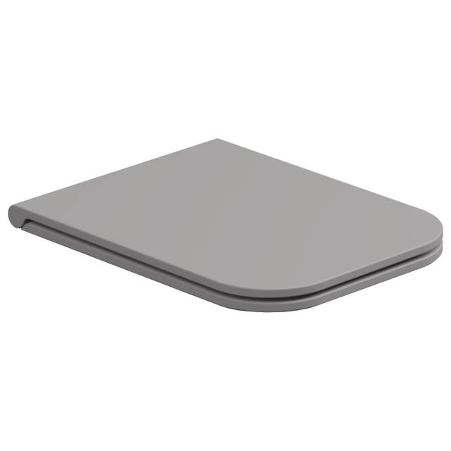 Крышка с сиденьем для подвесного унитаза с микролифтом GSG Ceramic Design Brio BRCOPRSLTICR038, Fumo Matt