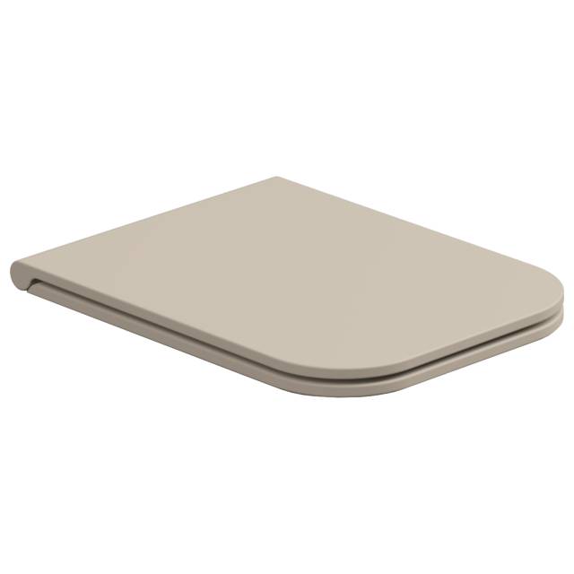 Крышка с сиденьем для подвесного унитаза с микролифтом GSG Ceramic Design Brio BRCOPRSLTICR034, Sabbia Matt