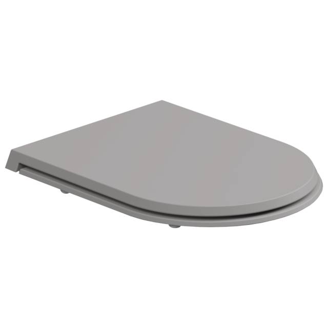Крышка с сиденьем для подвесного унитаза с микролифтом GSG Ceramic Design Cruise CRCOPRSLTICR038, Fumo Matt