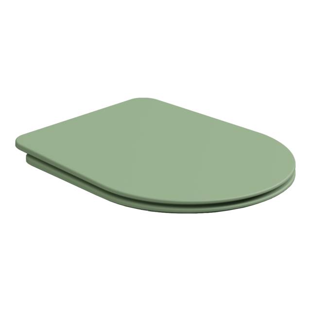 Крышка с сиденьем для подвесного унитаза с микролифтом GSG Ceramic Design Hit! HICOPRSLTICR031, Salvia Matt