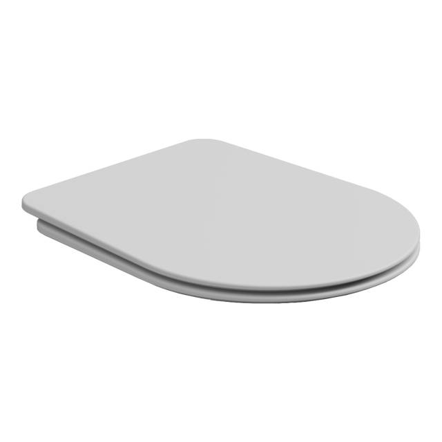 Крышка с сиденьем для подвесного унитаза с микролифтом GSG Ceramic Design Hit! HICOPRSLTICR001, белый матовый