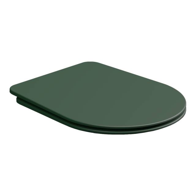 Крышка с сиденьем для подвесного унитаза с микролифтом GSG Ceramic Design Hit! HICOPRSLTICR036, Smeraldo Matt