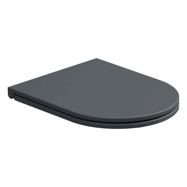 Крышка с сиденьем для подвесного унитаза с микролифтом GSG Ceramic Design Like LKCOPRSLTICR028, Ebano Matt
