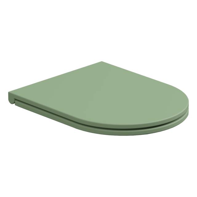 Крышка с сиденьем для подвесного унитаза с микролифтом GSG Ceramic Design Like LKCOPRSLTICR031, Salvia Matt