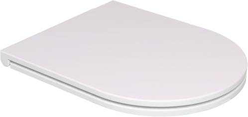 Крышка с сиденьем для подвесного унитаза с микролифтом GSG Ceramic Design Like LKCOPRSLTICRCN001, белый матовый