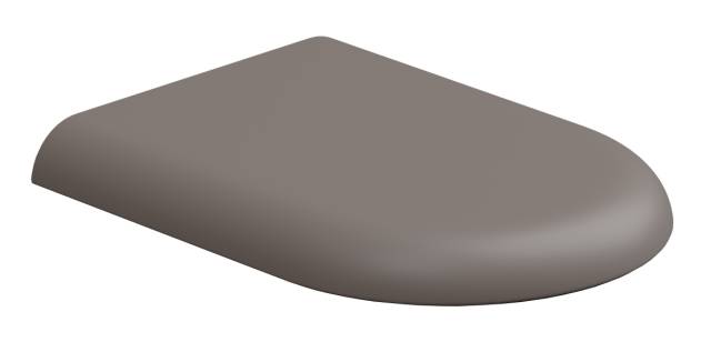 Крышка с сиденьем для подвесного унитаза с микролифтом GSG Ceramic Design Petra PECOPRTICR029, Tortora Matt