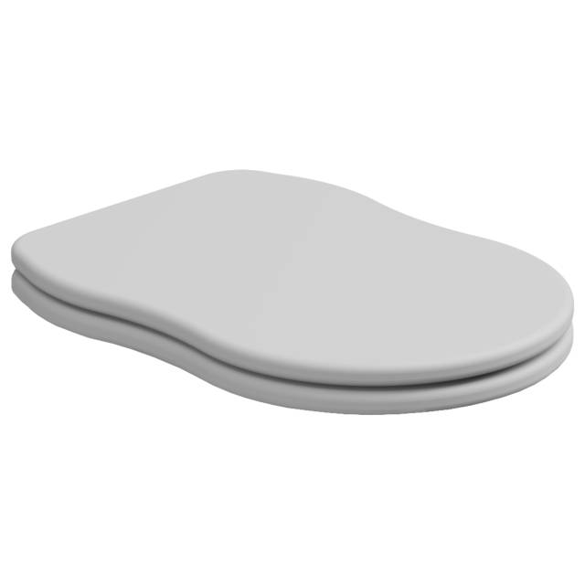 Крышка с сиденьем для подвесного унитаза с микролифтом GSG Ceramic Design Time TICOPRCCCR001, белый матовый