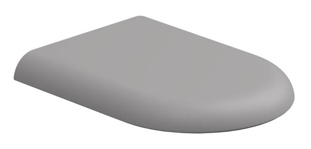 Крышка с сиденьем для подвесного унитаза с микролифтом GSG Ceramic Design Petra PECOPRTICR038, Fumo Matt