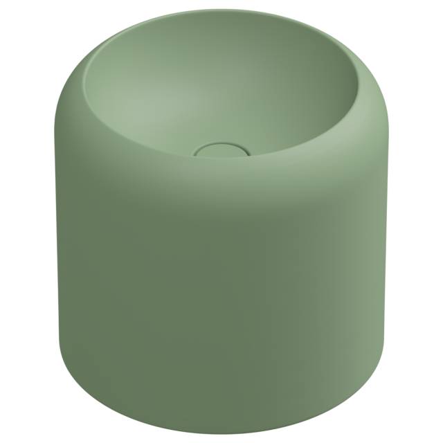 Раковина накладная 42 см GSG Ceramic Design Petra PELAVSECOLFS031, Salvia Matt