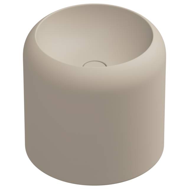 Раковина накладная 42 см GSG Ceramic Design Petra PELAVSECOLFS034, Sabbia Matt