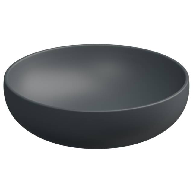 Раковина накладная 45 см GSG Ceramic Design Easy EALAVRO45028, Ebano Matt