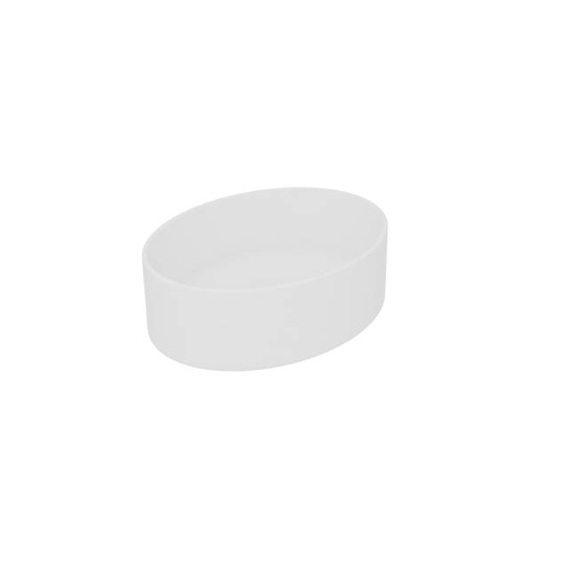 Раковина накладная 45х34 см GSG Ceramic Design Like LKLAVFSBF45001, белый матовый