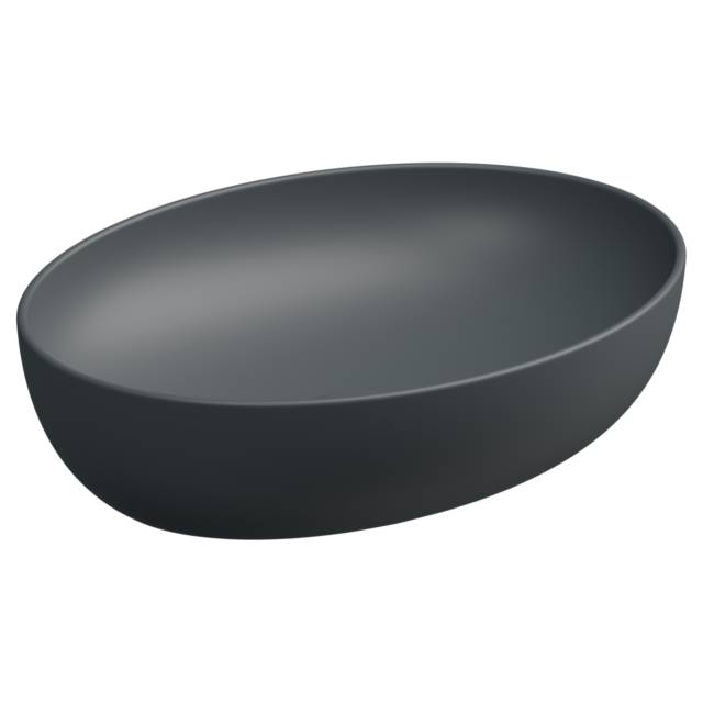 Раковина накладная 55x42 см GSG Ceramic Design Easy EALAVOV55028, Ebano Matt