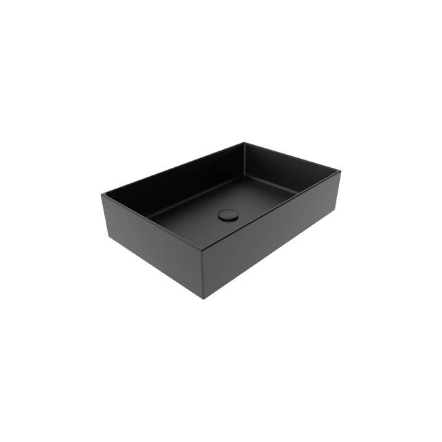 Раковина накладная 60x40 см GSG Ceramic Design Zenith ZELAVFS60003, черный матовый