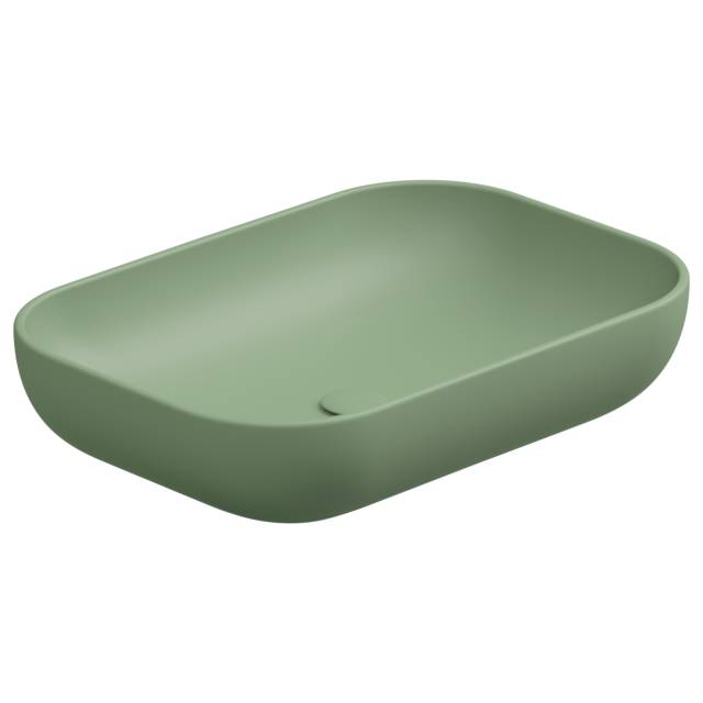 Раковина накладная 60x42 см GSG Ceramic Design Easy EALAVRE60031, Salvia Matt