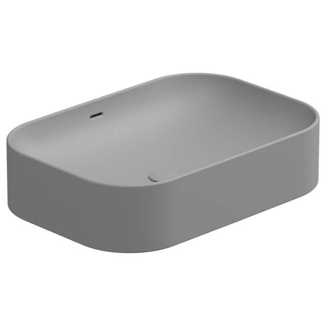 Раковина накладная 60x42 см GSG Ceramic Design Easy EALAVTP60038, Fumo Matt