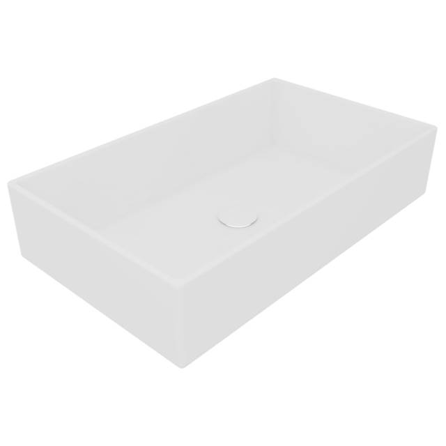 Раковина накладная 60х35,5 см GSG Ceramic Design Box BXLA60000, белый глянцевый