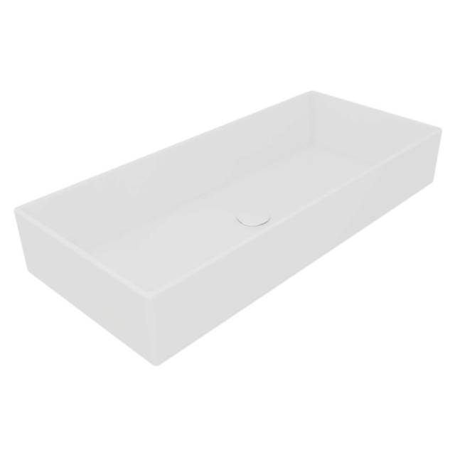 Раковина накладная 80х35,5 см GSG Ceramic Design Box BXLA80000, белый глянцевый