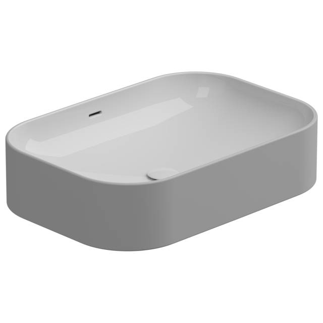 Раковина накладная биколор 60x42 см GSG Ceramic Design Easy EALAVTP60BI000/033, White/Perla Matt