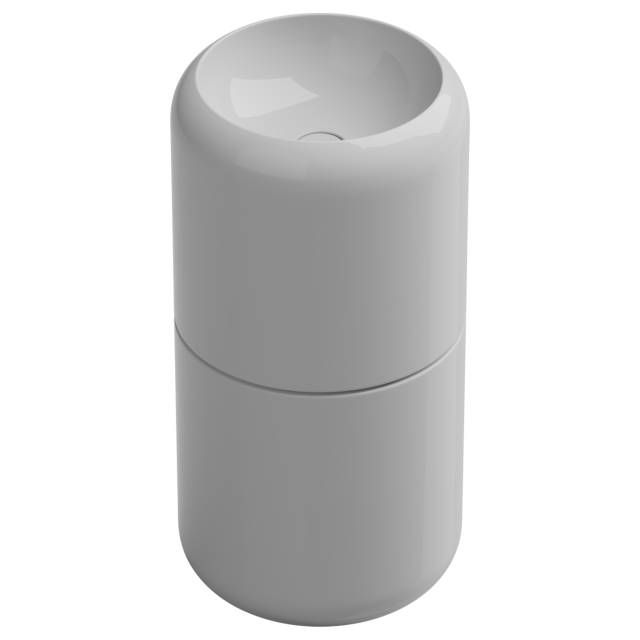 Раковина напольная 42 см GSG Ceramic Design Petra PELAVCOLFS000, белый глянцевый