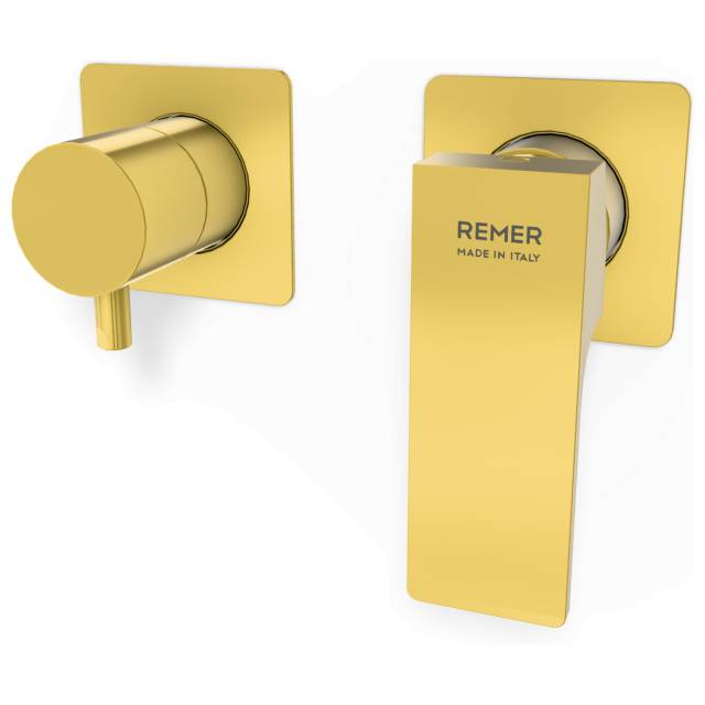 Смеситель для душа Remer Absolute AU92ZPWBDO, золото глянцевое