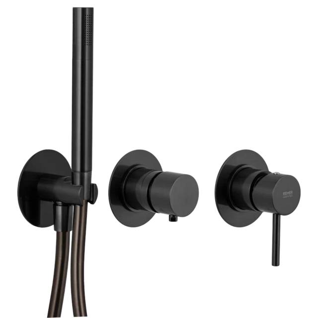 Смеситель для душа Remer X Style X97D2PWBCFP, черный брашированный хром