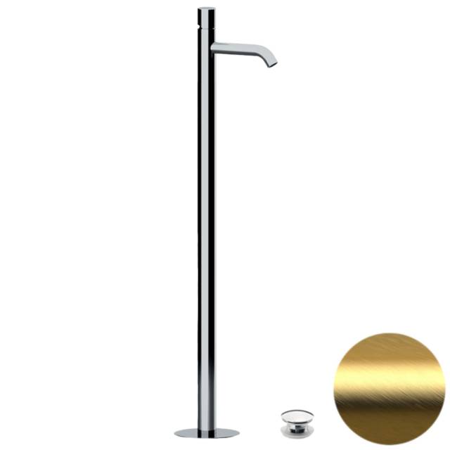 Смеситель для раковины Daniel Trilogy TG688DP, золото брашированное