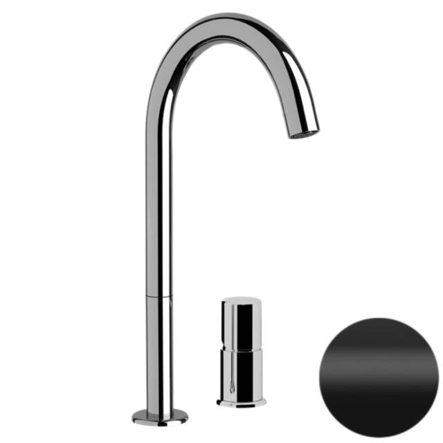 Смеситель для раковины Daniel Trilogy TG655L15, чёрный матовый