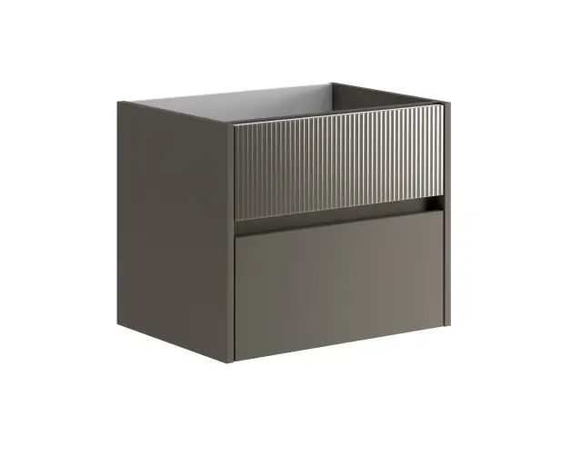 Тумба для раковины 60 см Onsen Niwa 71-BP-060-M23-V23, угольно-серый
