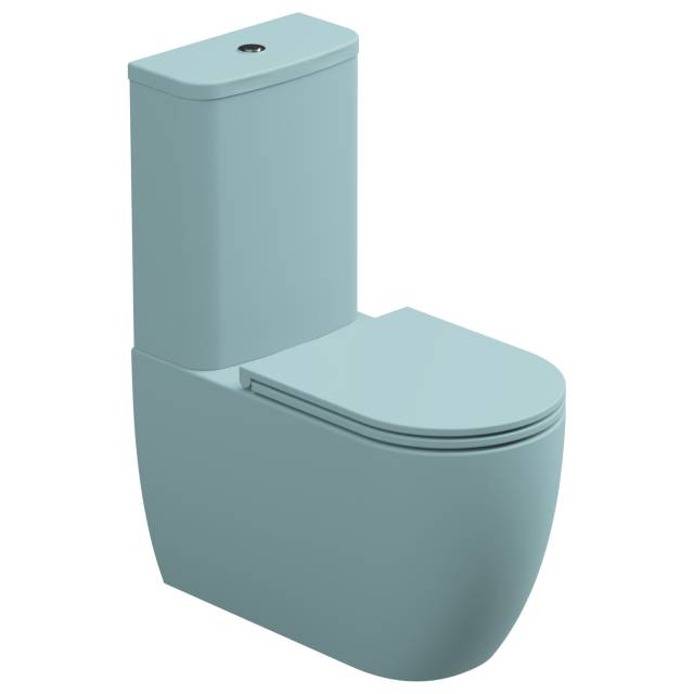Чаша напольного унитаза биколор GSG Ceramic Design Like LKMBLBI000/037P, White/Ice Matt