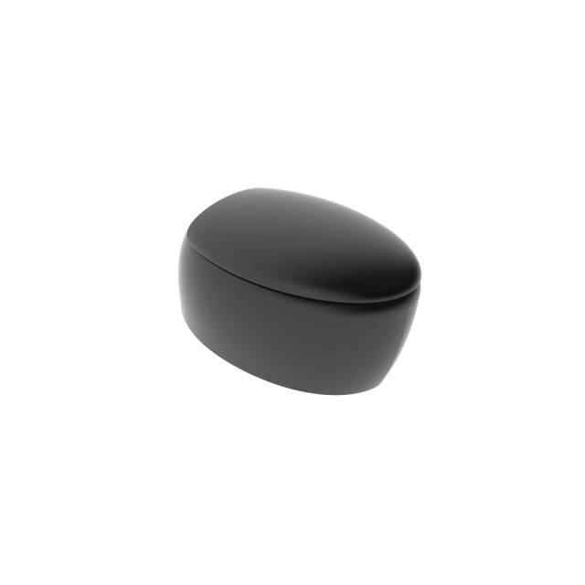 Чаша подвесного унитаза GSG Ceramic Design Touch TOWCSOSC003, черный матовый