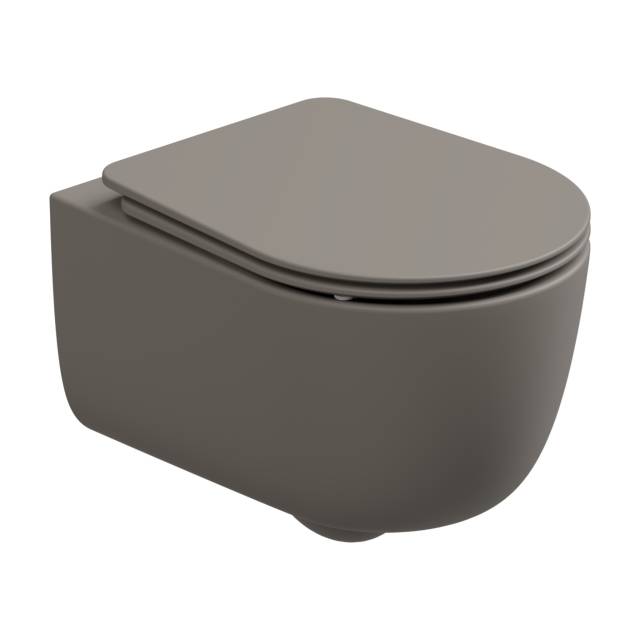 Чаша подвесного унитаза со смывом Smart Clean GSG Ceramic Design Hit! HIWCSO030, Cashmere Matt
