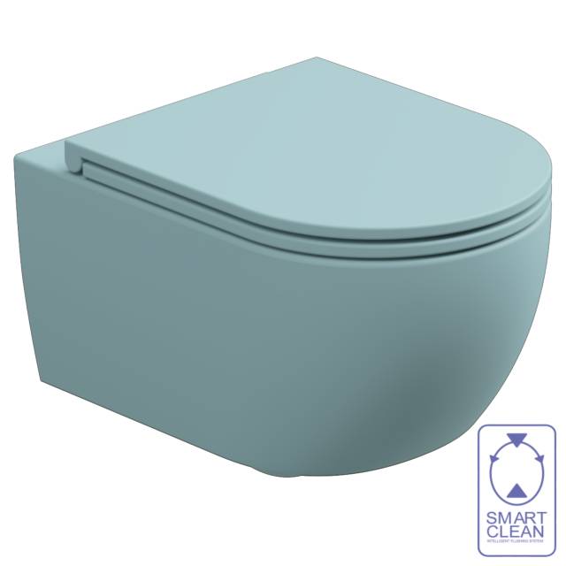 Чаша подвесного унитаза со смывом Smart Clean GSG Ceramic Design Like LKWCSO037, Ice Matt