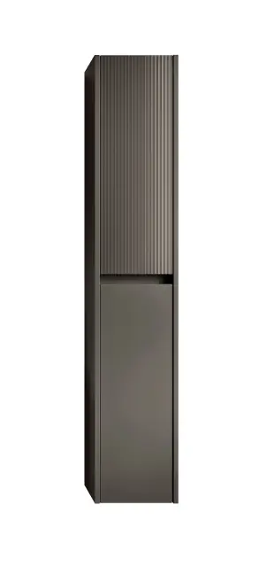 Шкаф-пенал подвесной 160 см Onsen Niwa 71-CL-160-M23-V23, угольно-серый