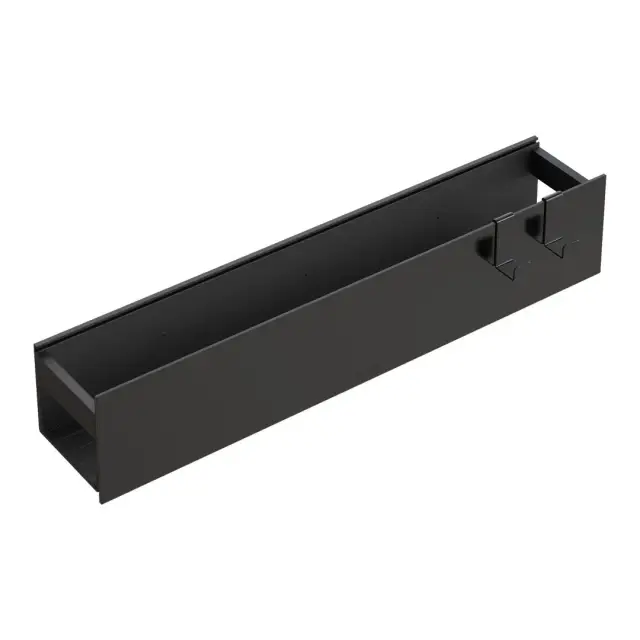 Boheme Space Полка подвесная 60 см, с 2-мя крючками, цвет: shine gun metall 10966-SGM