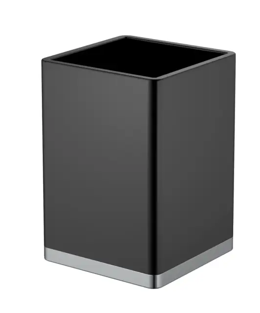 Boheme Стакан для зубных щеток настольный, латунный, цвет: black/chrome 10961-B-CR
