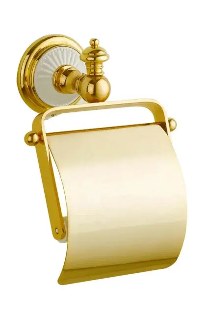 Boheme Palazzo Держатель туалетной бумаги с крышкой, подвесной, цвет: gold 10101