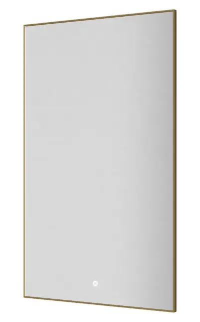 Boheme Зеркало 60x100h см в металлической раме, с подсветкой и сенсором, цвет: matt gold 569-MG