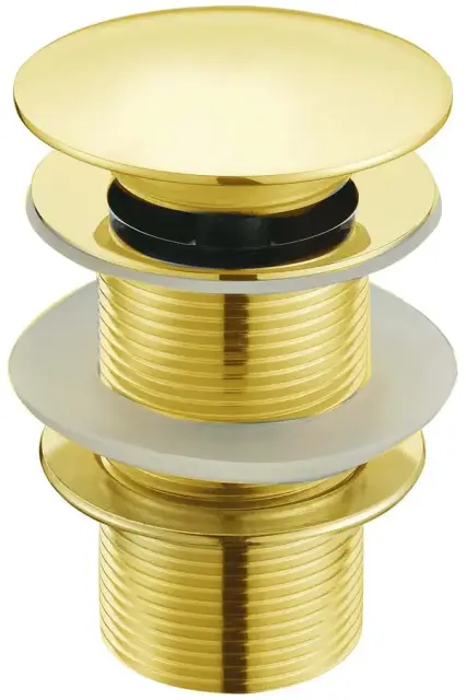 Boheme Донный клапан для раковины, автомат Click-Clack, без перелива, цвет: gold 611