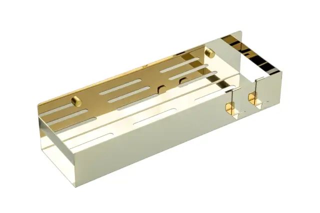 Boheme Q Полка подвесная 35 см, с 2-мя крючками, цвет: gold 10965-G