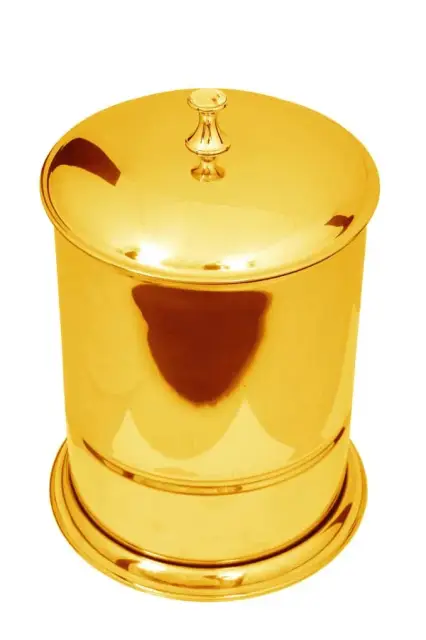 Boheme Chiaro Ведро с крышкой напольное, 5 литров, цвет: gold 10508