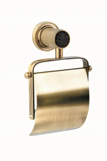 Boheme Royal Cristal Держатель туалетной бумаги с крышкой, подвесной, цвет: bronze 10921-BR-B