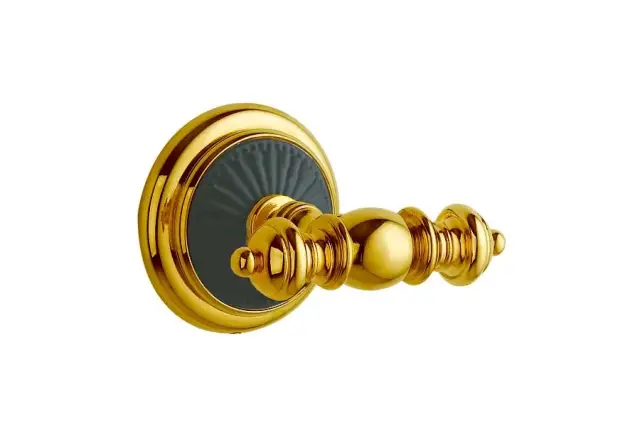 Boheme Palazzo Крючок для полотенец двойной, подвесной, цвет: gold 10156