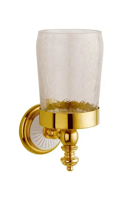 Boheme Palazzo Стакан подвесной, стеклянный полупрозрачный, цвет: gold 10104