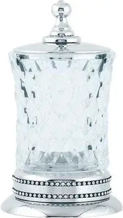 Boheme Brillante Стакан для хранения 8,5x8,5 см, стеклянная колба, цвет: chrome 10444